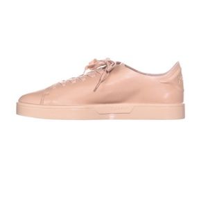 Calvin Klein Irena Cervo Lace Up Sneakers, Sheer Satin